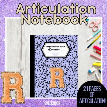 Preview of /R/ Articulation Notebook - NEW & IMPROVED - 21 pages of Articulation (I, m, f)