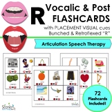 "R" Vocalic & Post-Vocalic Articulation Cards for Speech T