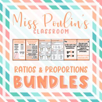 Preview of ~ * RATIOS & PROPORTIONS BUNDLE * ~ tropical theme