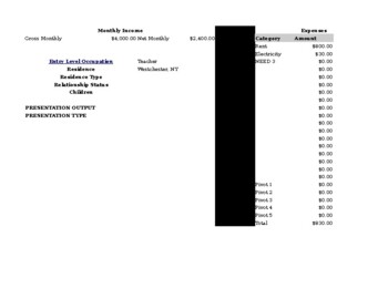 Preview of ☆ REAL LIFE BUDGET in 20s ☆ WITH RL PIVOTS