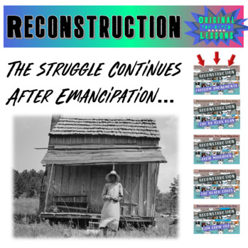 Preview of . RECONSTRUCTION! (All 5 parts) highly visual, textual, engaging 71-slide BUNDLE