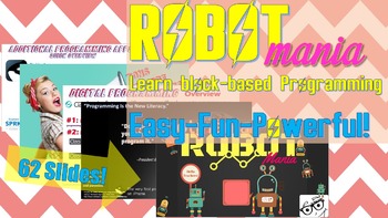 Preview of Robotics: ROBOTmania - Block-based Programming/Coding made Easy!