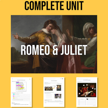 Preview of ROMEO & JULIET: a complete unit for ESL learners!