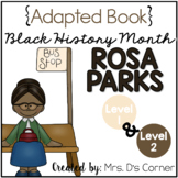 Rosa Parks - Black History Month Adapted Book [Level 1 and