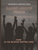 "Rabbit-Proof Fence" Film: Impromptu Writing Test & Assess