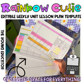 'Rainbow Cutie' Detailed Weekly Unit Lesson Plan