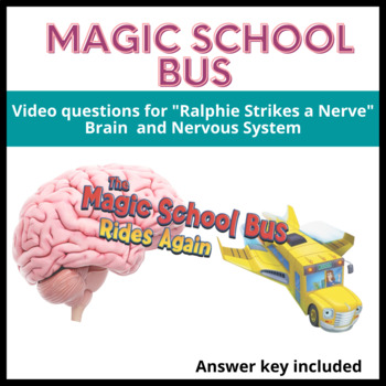 Preview of "Ralphie Strikes a Nerve" Video Questions for Magic School Bus Rides Again
