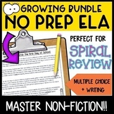 Preview of *Reading Bundle August - April (Growing Spiral Review)