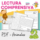  Reading Comprehension |   Lecturas Rápidas de animales | Spanish