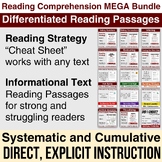 Preview of Reading Comprehension Strategies MEGA Bundle + Differentiated Reading Passages!