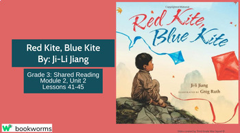 Preview of "Red Kite, Blue Kite" Google Slides- Bookworms Supplement