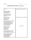 "Redemption Song" by Bob Marley - Guided Song Response + A