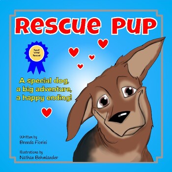 Preview of Rhyming picture book, pet care responsibility for dogs, pet adoption and shelter
