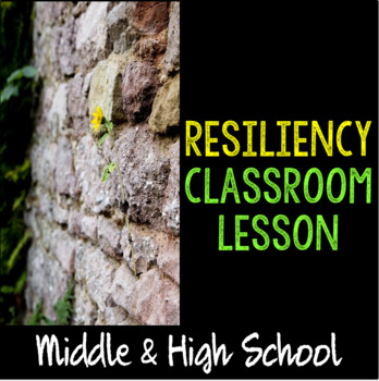 Preview of School Counseling "Resiliency" Lesson Plan for Teens- distance learning option