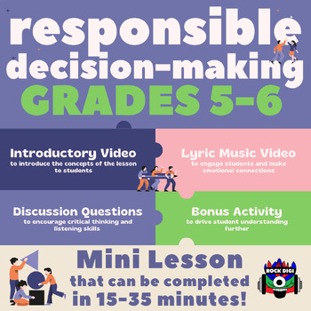 Preview of "Responsible Decision-Making" Mini Lesson for Grades 5-6