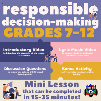Preview of "Responsible Decision-Making" Mini Lesson for Grades 7-12