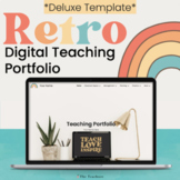 *Retro* Deluxe Digital Teaching Portfolio | Full Teacher P