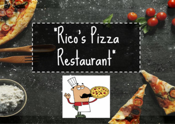 Preview of "Rico's Pizza Restaurant" ~ Sing, Compose, & Color!