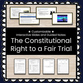 Preview of ★ Right to a Fair Trial ★ Unit w/Slides, Guided Notes, and Test