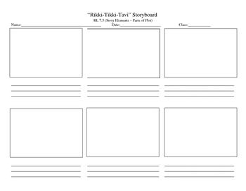 Preview of "Rikki-Tikki-Tavi" Plot Storyboard