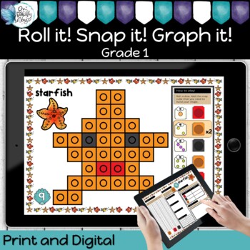 Preview of  Roll it Snap it Graph it Counting Cubes