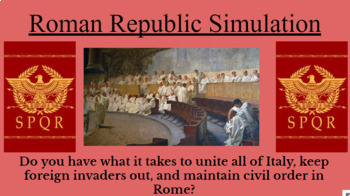 Preview of *Roman Republic Simulation*