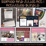 "Romeo and Juliet" Act 1 Activities Bundle