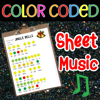 Preview of 'Rudolph the Red Nosed Reindeer' - Simple sheet music for handbells/boomwhackers