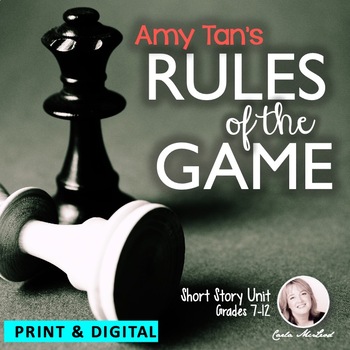 Preview of Rules of the Game by Amy Tan: 30+ Page Short Story Unit