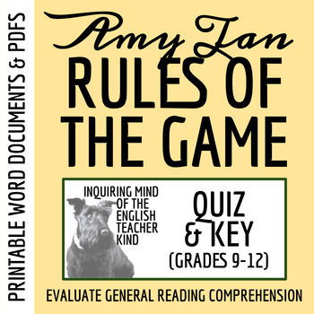 rules of the game essay questions