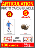 /S/ Articulation Photo Card Bundle: /S/ & /S/ Blends Speec