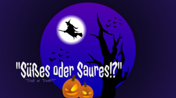 Preview of "Süßes oder Saures!?" (an original Halloween story in German)