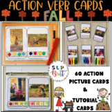 ACTION VERB CARDS (REAL PICTURES) - FALL, EXPANDING UTTERANCES