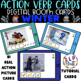 ACTION VERB CARDS, WINTER, DIGITAL BOOM CARDS, EXPANDING U