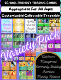 *SCHOOL FRIENDLY Trading Cards Classroom Management/Commun