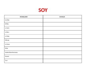 Preview of  "SER"- Descriptive Adjectives in Spanish - Power Point