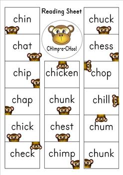 SH digraph SPEECH THERAPY CH digraph worksheets by Catch-Up Learning