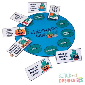 #SLPHalloweenHop Halloween Hop WH- Questions by SLPTalk with Desiree