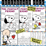 ✪ SNOOPY Themed Perfect Friend Posters + Activities ✪
