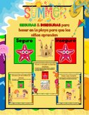 (SPANISH) SAFE & UNSAFE THINGS TO DO AT THE BEACH FOR KIDS