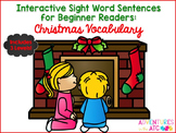 Interactive Sight Word Sentences:  Christmas Vocabulary