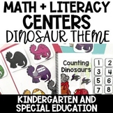 Dinosaur Adapted Books Special Education, File Folder Acti