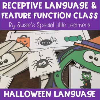 Preview of HALLOWEEN FEATURE FUNCTION CLASS PRESCHOOL SPECIAL ED & SPEECH