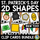 ST PATRICKS DAY 2D SHAPES MATCHING LEPRECHAUN MATH MARCH C