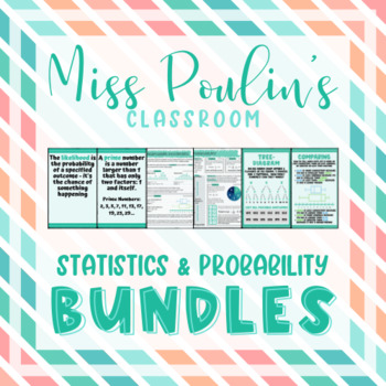 Preview of ~ * STATISTICS & PROBABILITY BUNDLE * ~ tropical theme