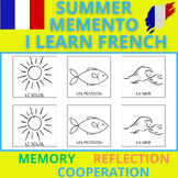 ✨SUMMER MEMENTO - I LEARN FRENCH - GAME FOR KIDS - MEMORY 
