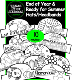 SUMMER or END of YEAR HATS/HEADBANDS {Texas Twist Scribbles}
