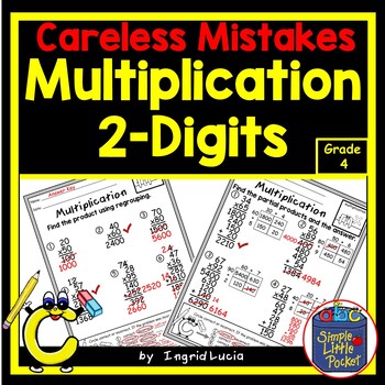 Preview of Careless Mistakes Multiply 2 Digits  Florida BEST Standards