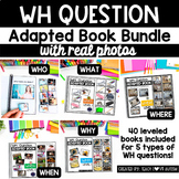 WH Question Adapted Books SET 1 | WH Question Speech Thera