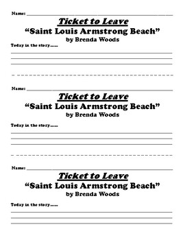Saint Louis Armstrong Beach” by Brenda Woods CREATIVE WRITING